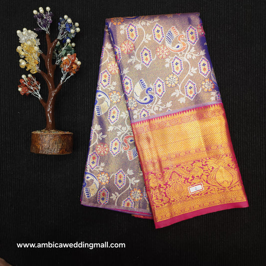 Kanchi Pattu Mix Lehengas [2 to 5 Years]