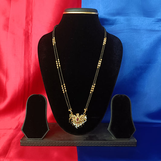 Beautiful Black Beads Long