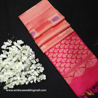 Kanchi Pattu Handloom Butta Saree