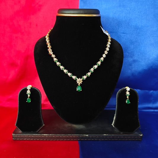 Beautiful CZ Short Necklace