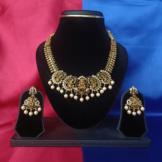 Beautiful Nakshi Short Necklace