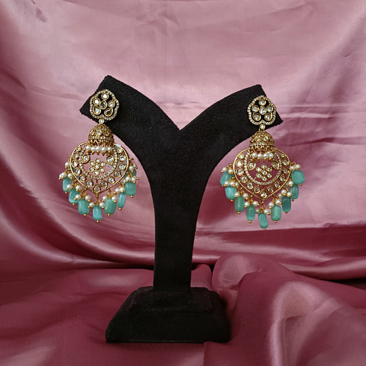 Elegant Victorian Chandbali Earrings