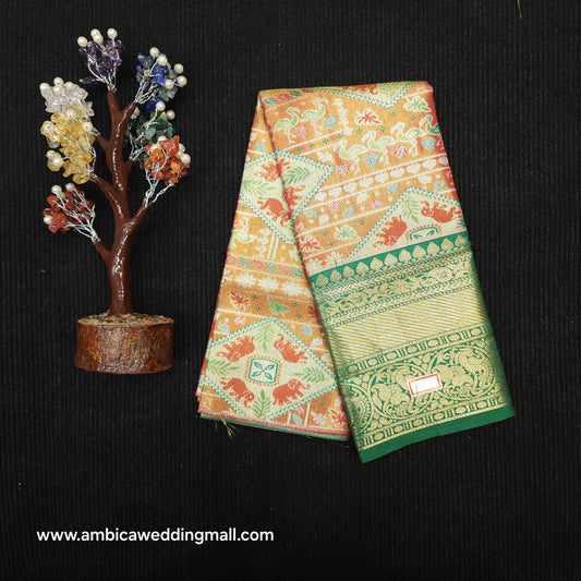 Kanchi Pattu Mix Lehengas [0 to 1.5 Years]