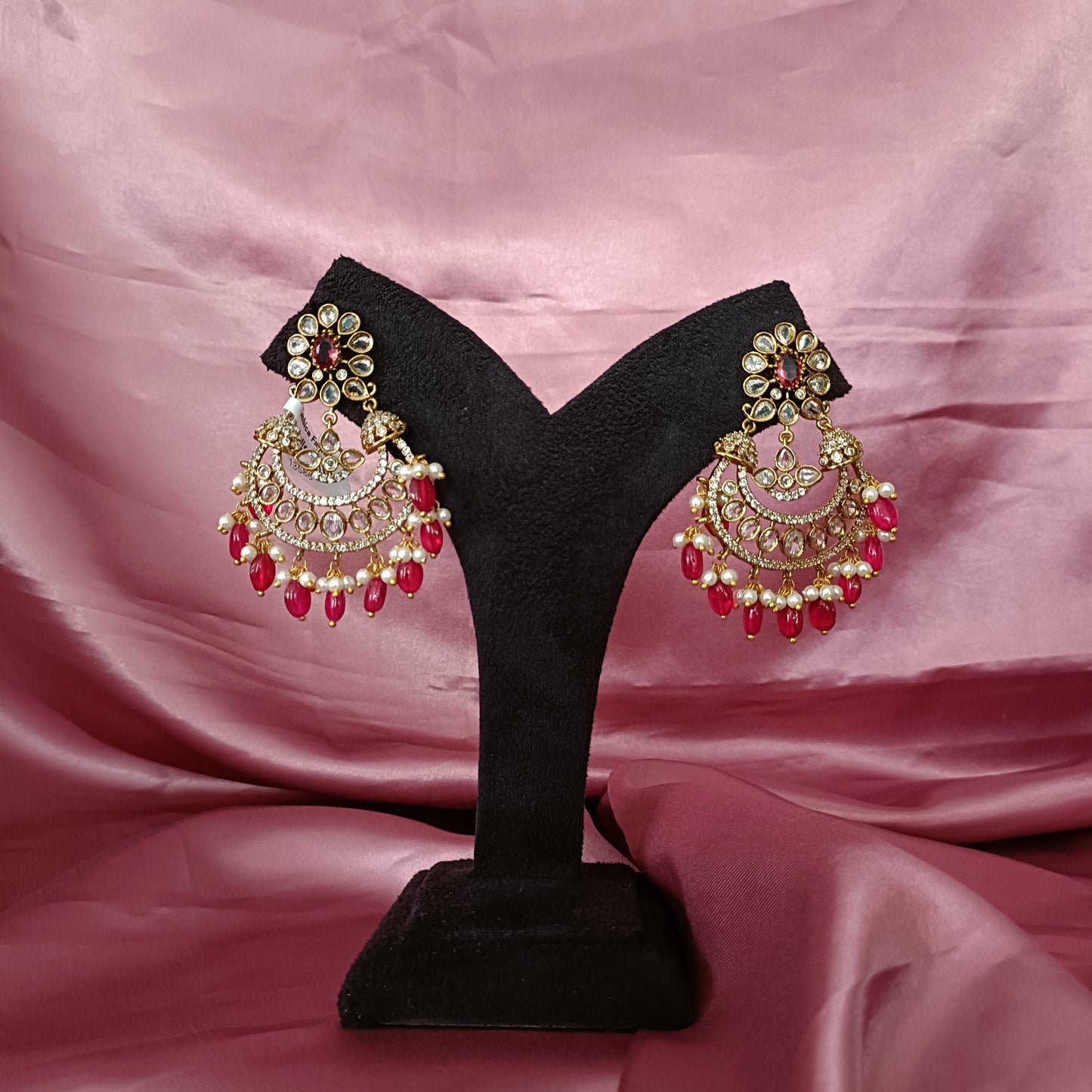 Elegant Victorian Chandbali Earrings