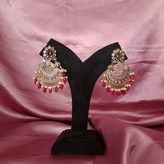 Elegant Victorian Chandbali Earrings