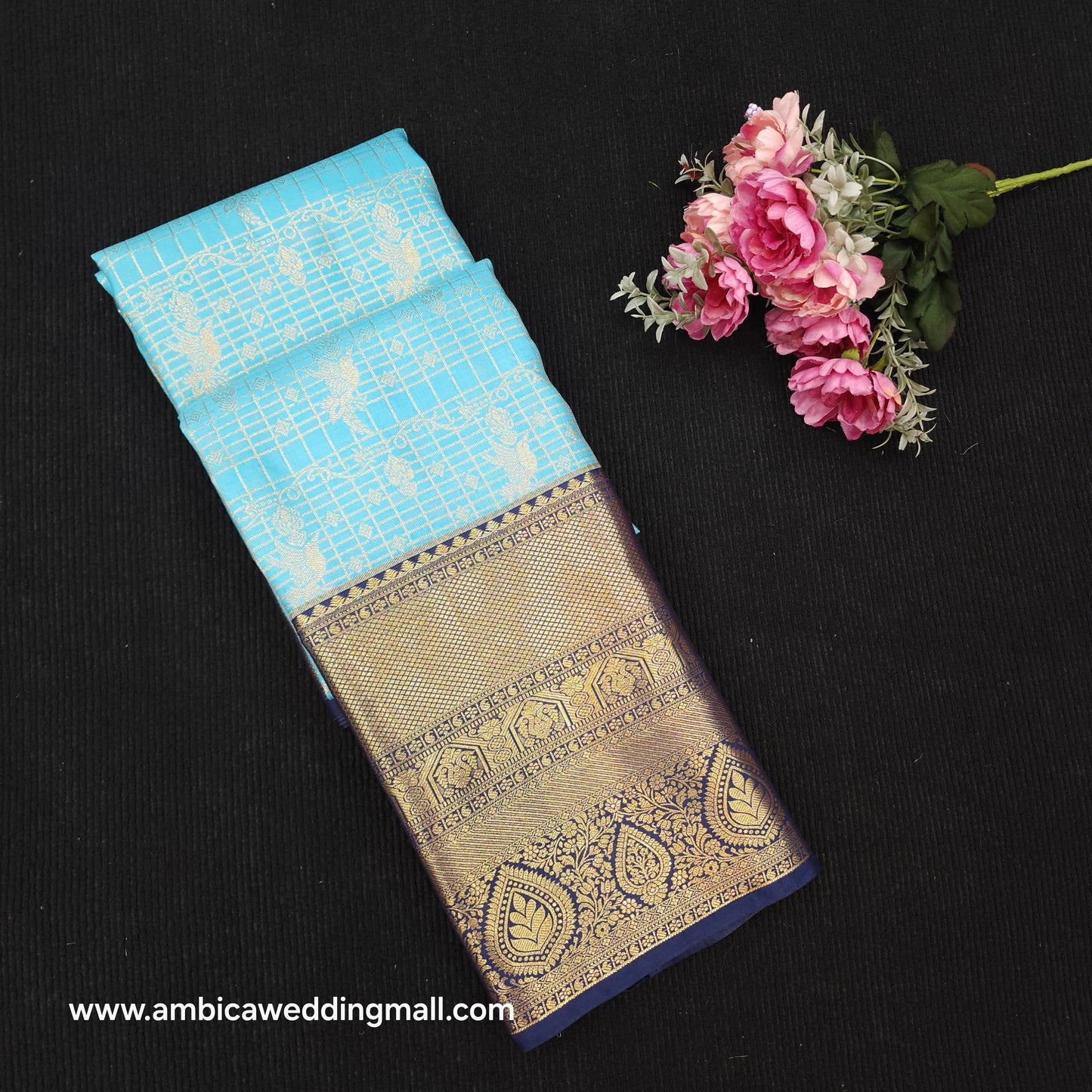 Resham Mix Kanchi Pattu Checks Sarees