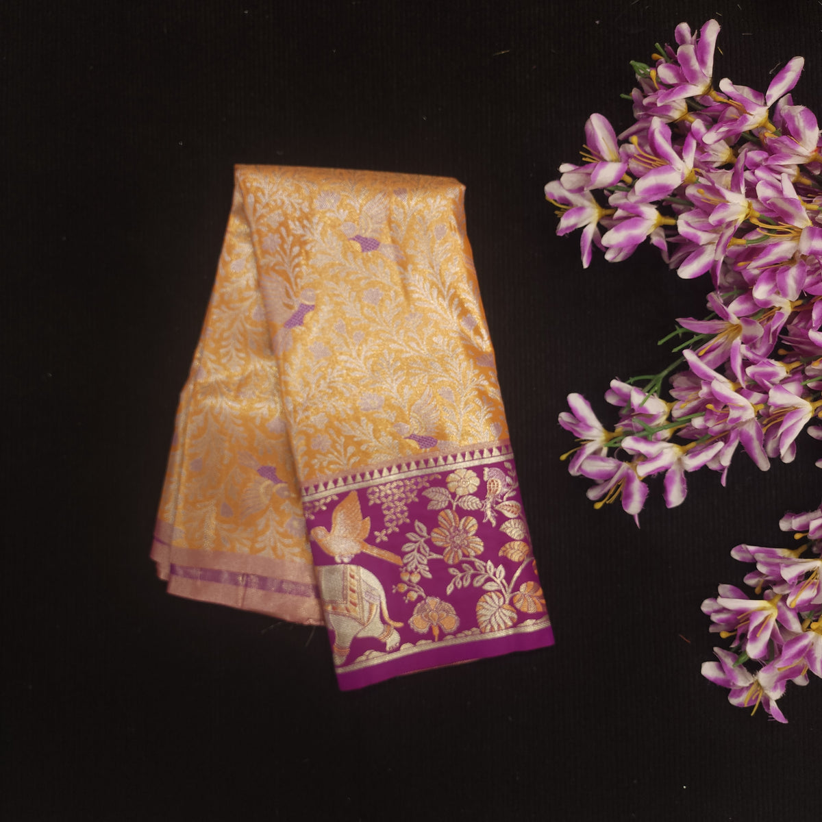 Kanchi Pattu Mix Lehengas [2 to 5 Years]