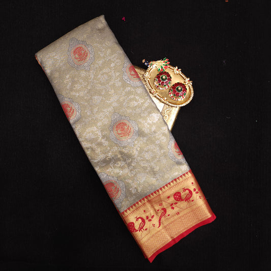 Semi Kanchi Pattu Saree ✨