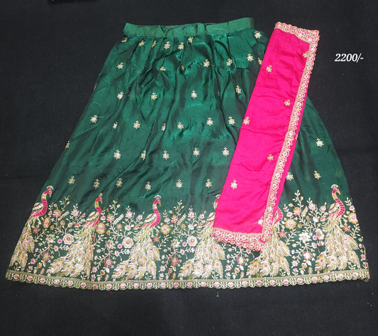 Bridal Girlish Half Sarees💫 - Ambica Wedding Mall