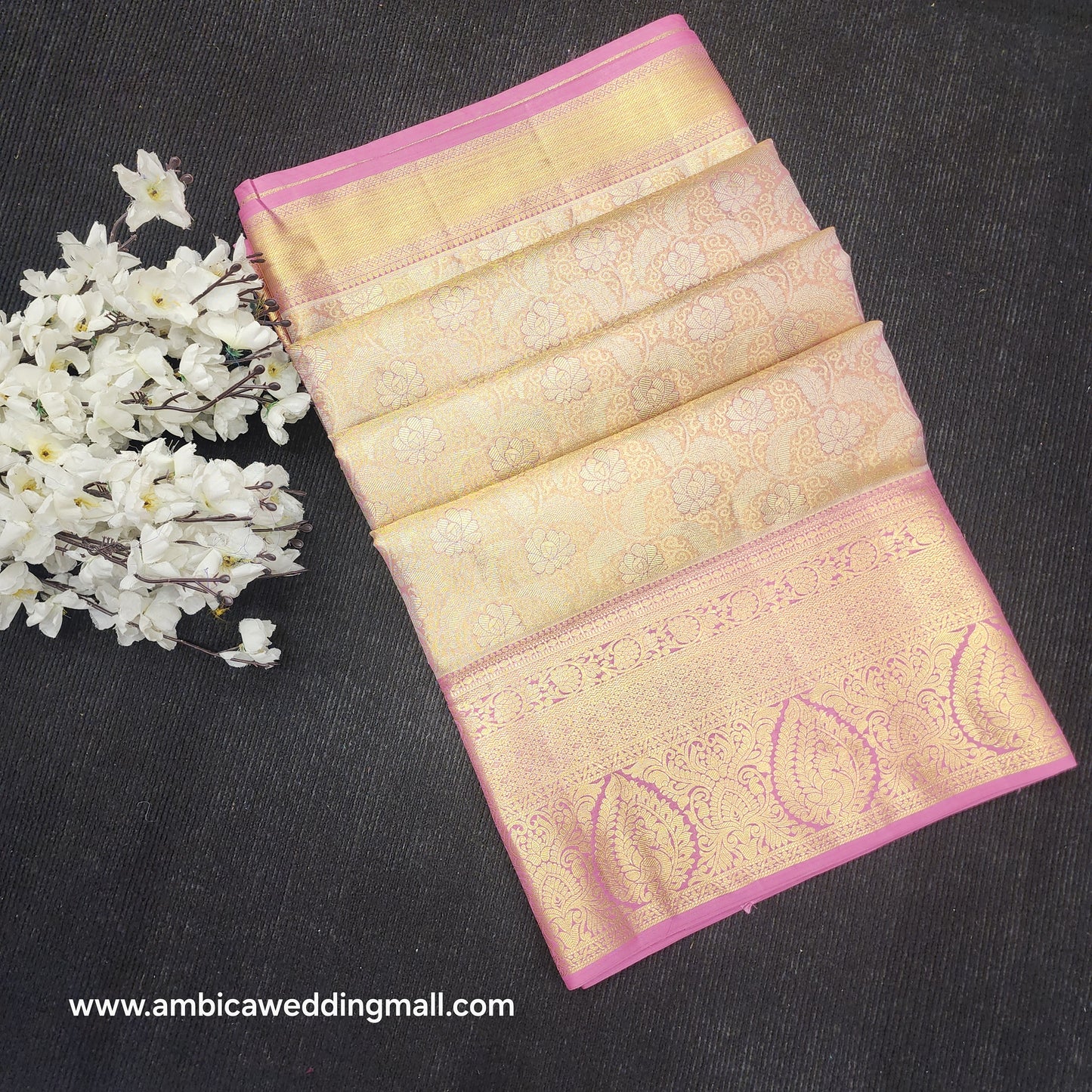 Pure Tissue Powerloom Bridal Kanchi Pattu Saree😍✨️