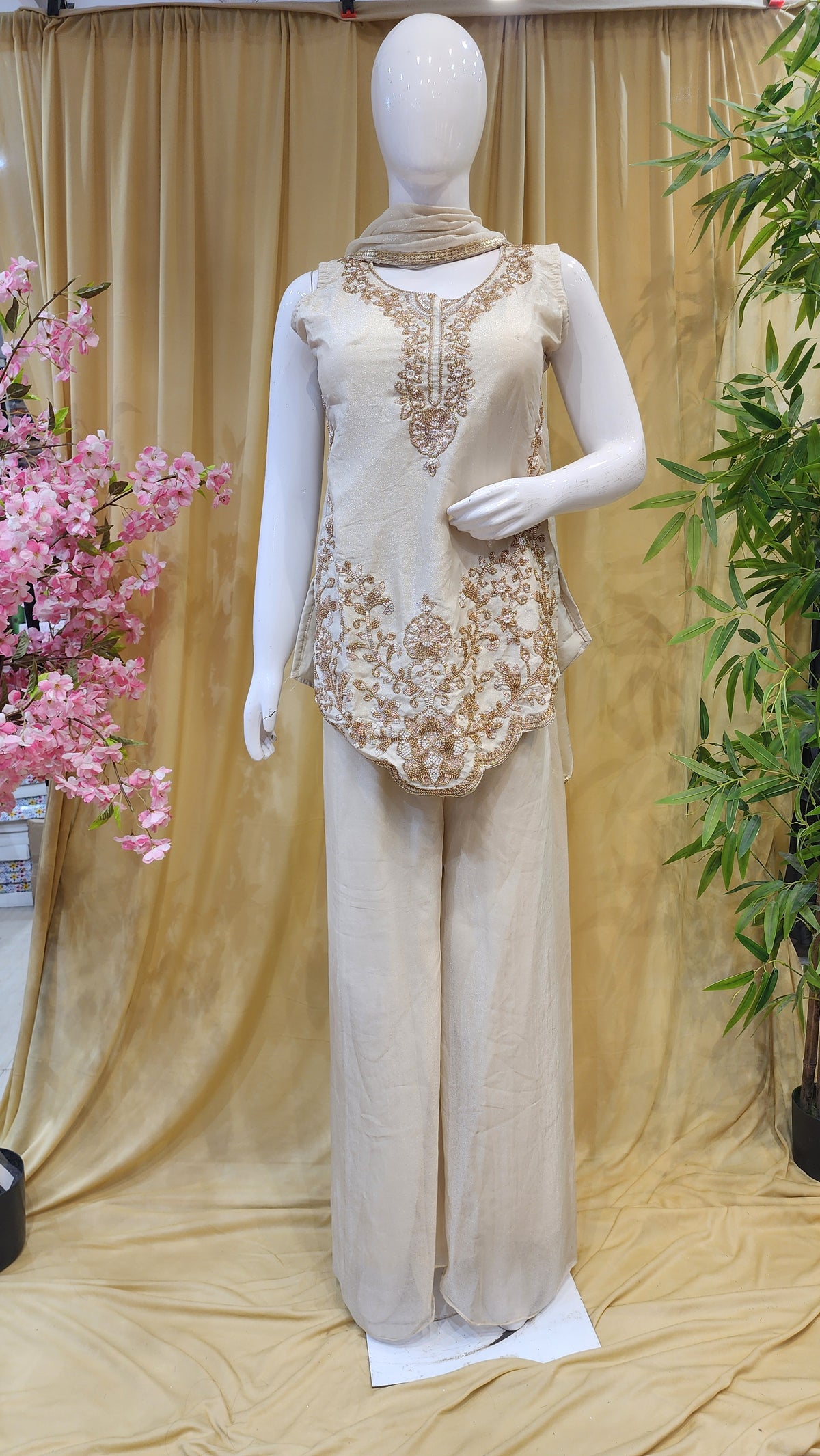 Fancy Sharara Dress [L Size]