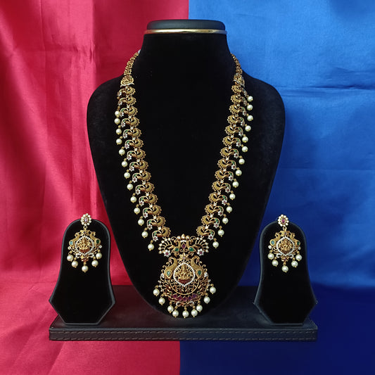 Beautiful Nakshi Long Necklace