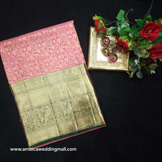 Pure Resham Bridal Kanchi Pattu Handloom Saree