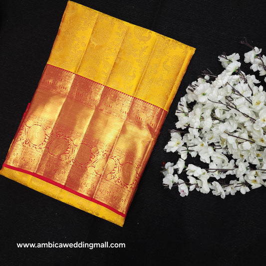 Pure Resham Bridal Kanchi Pattu Handloom Saree