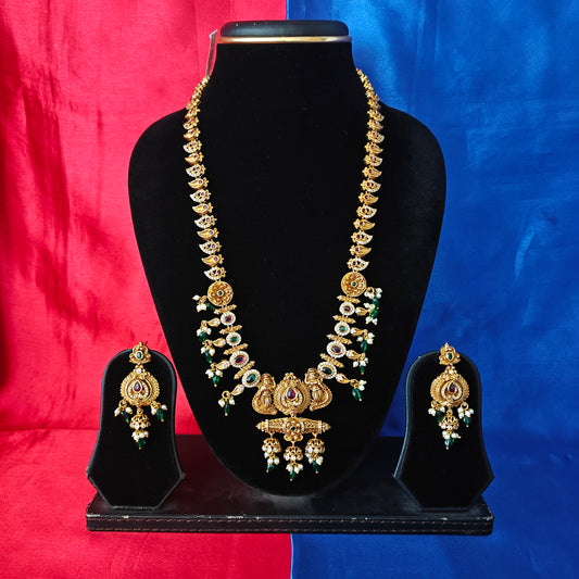 Beautiful Nakshi Long Necklace