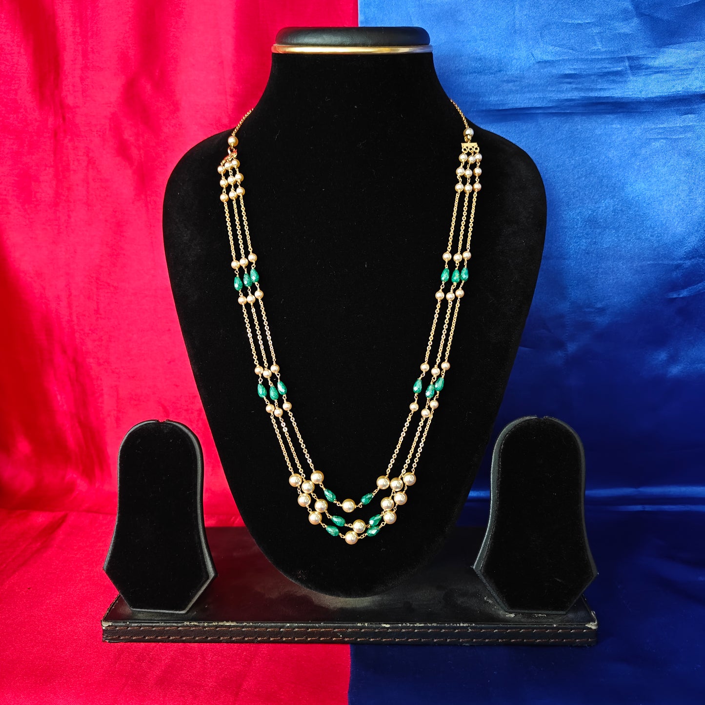 Beautiful Beads Mala In Green Colour