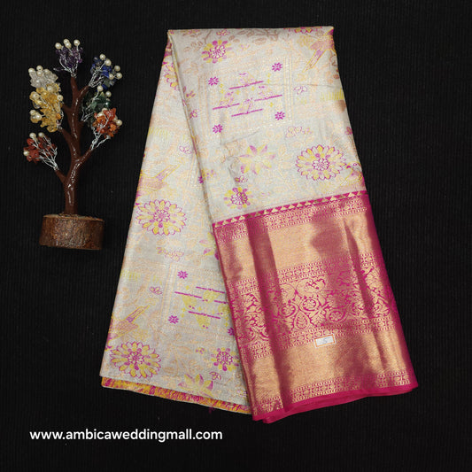 Kanchi Pattu Mix Lehengas [5 to 8 Years]