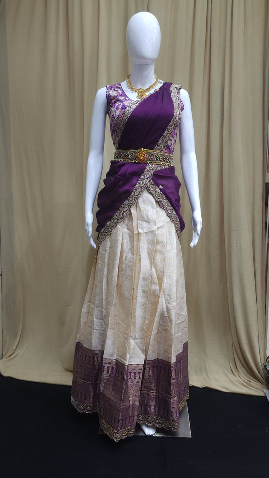 Self Design Half Sarees collection