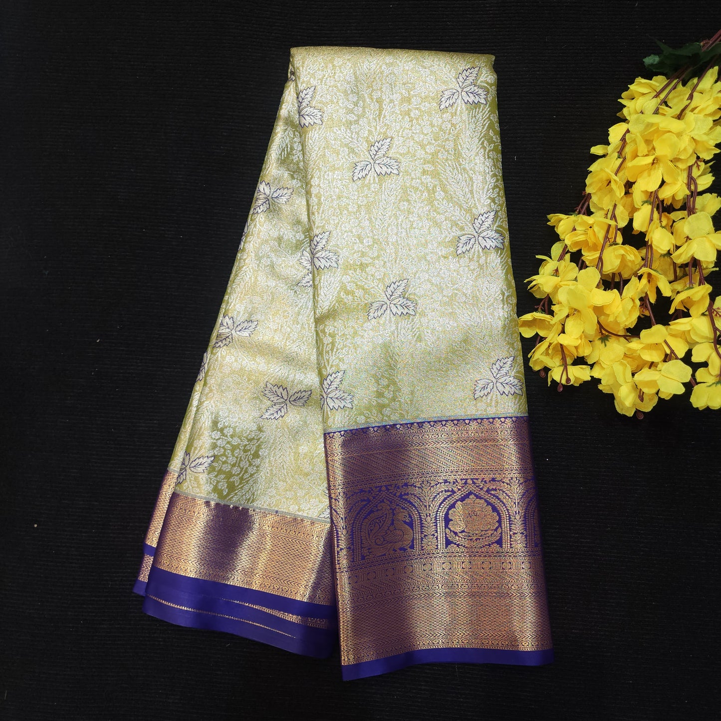 Semi Kanchi Pattu Tissue Sarees