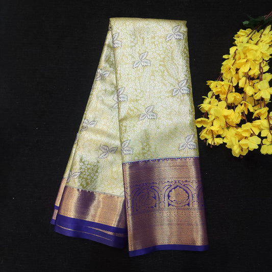 Semi Kanchi Pattu Tissue Sarees