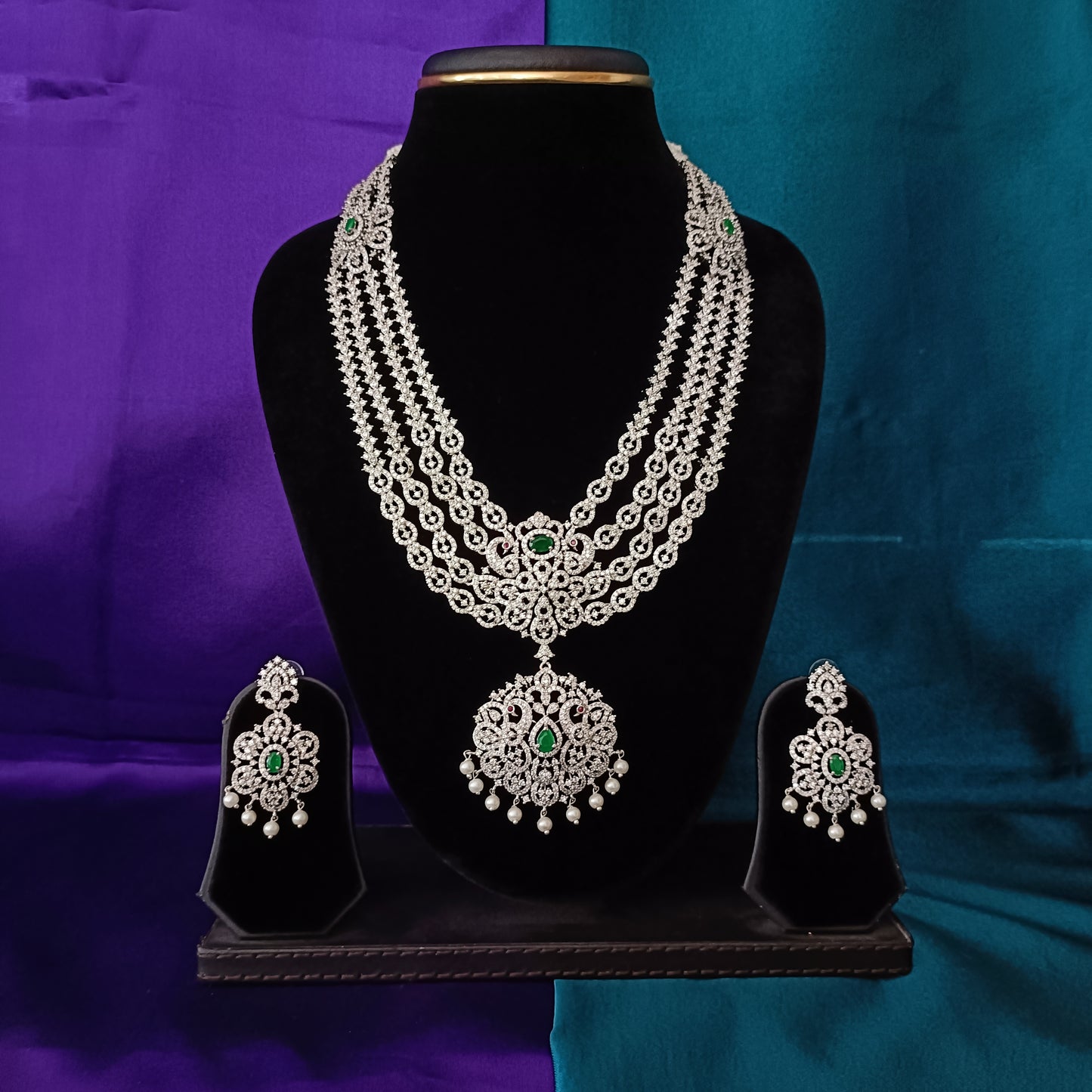 Beautiful Silver Layered Necklace