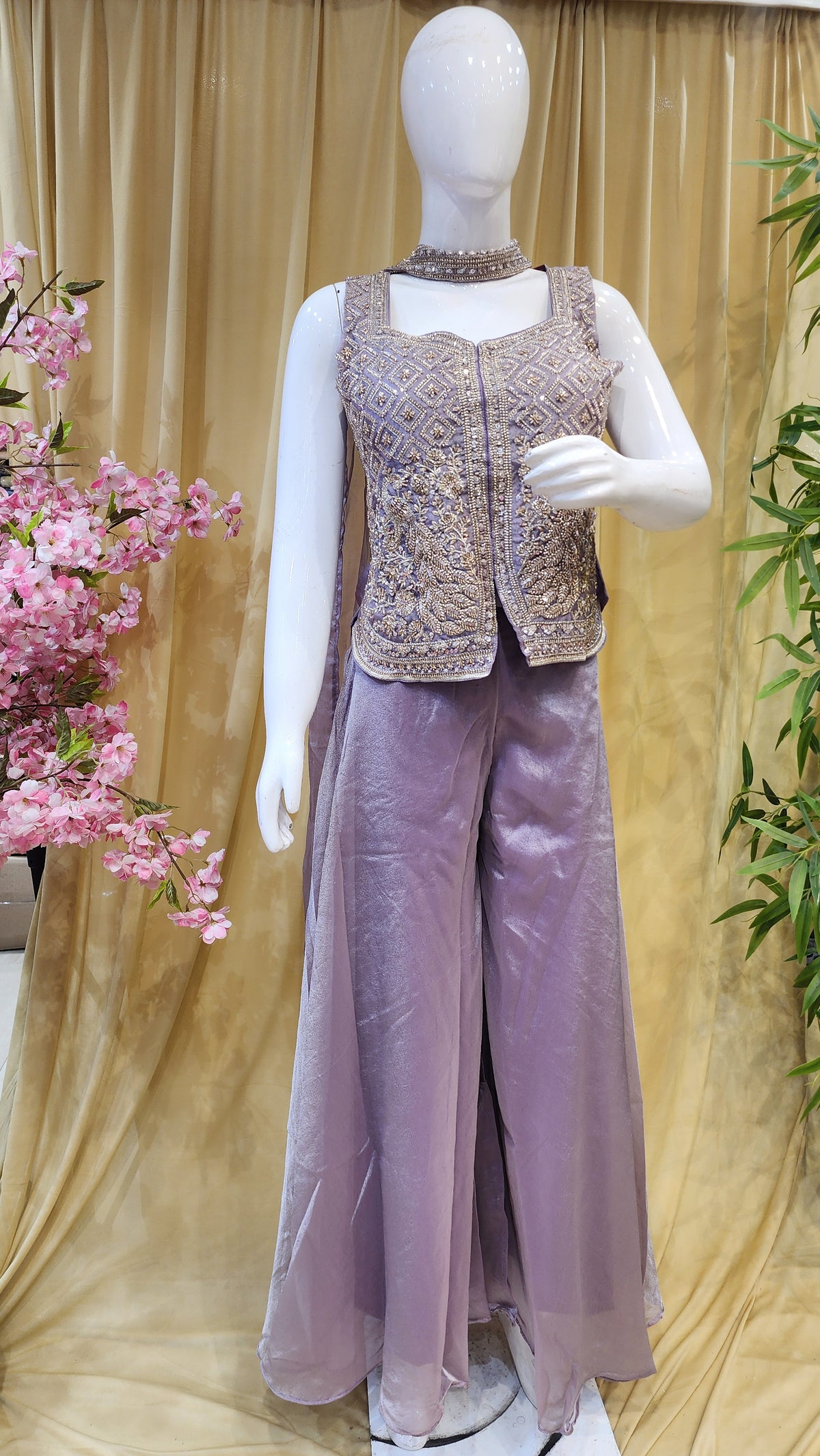 Fancy Sharara Dress [L Size]