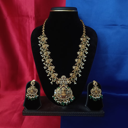 Beautiful Guttapusalu Long Necklace