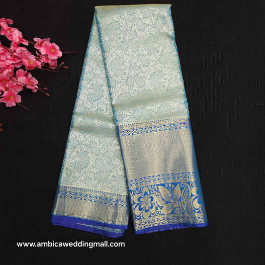 ✨️Semi Kanchi Pattu One Gram Gold Saree💫