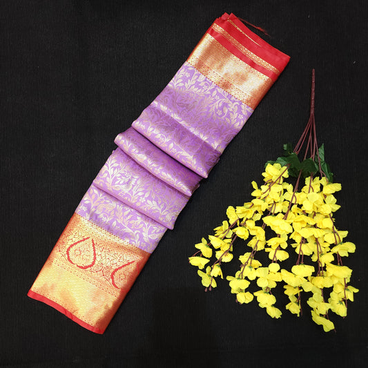 Special Lavender Semi Kanchi Pattu Saree