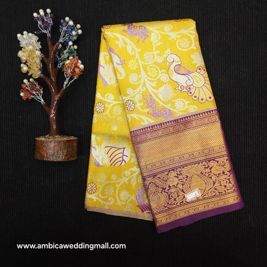 Kanchi Pattu Mix Lehengas [2 to 5 Years]