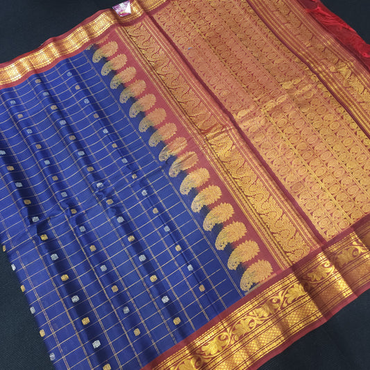 Gadwal Sico Pattu Handloom Sarees