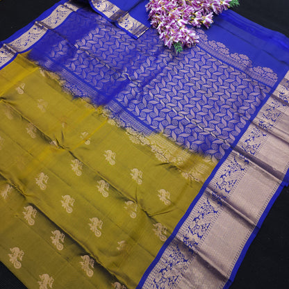 Handloom Kanchi Pattu Butta Light Weight Saree