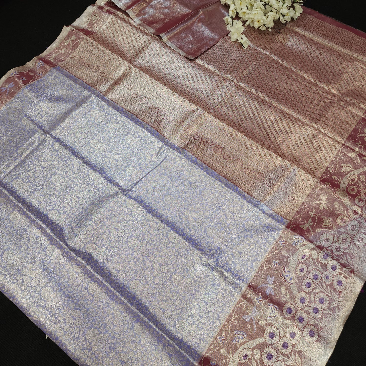 Skirt Border Kanchi Pattu Saree