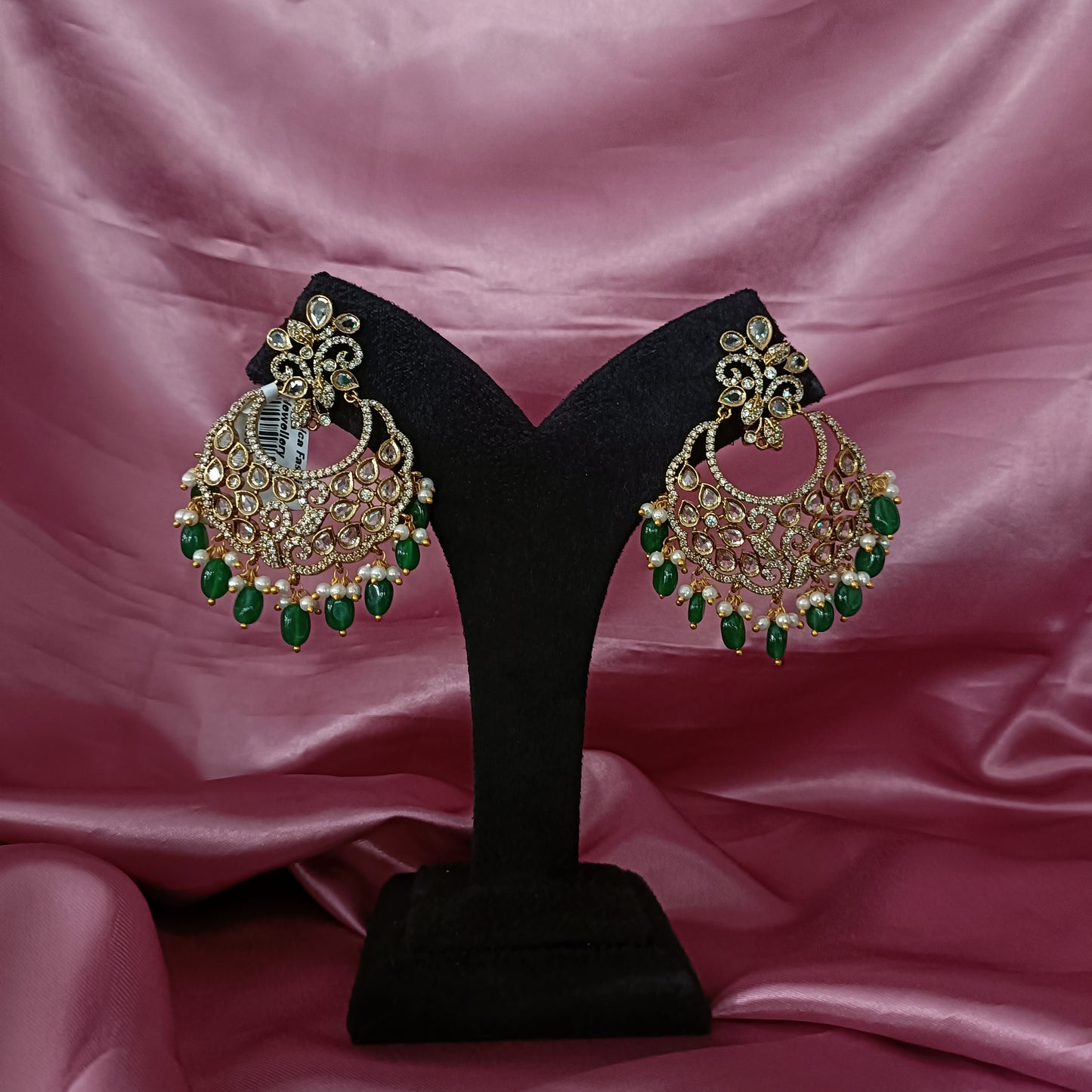 Elegant Bridal Chandbali Earrings