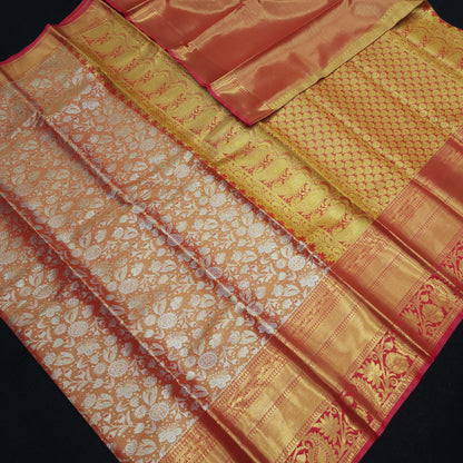 ✨️Kanchi pattu semi one gram gold saree✨️