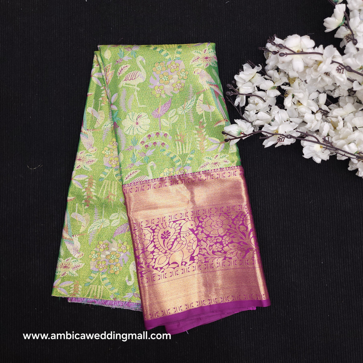 Kanchi Pattu Mix Lehengas [5 To 8 Years ]