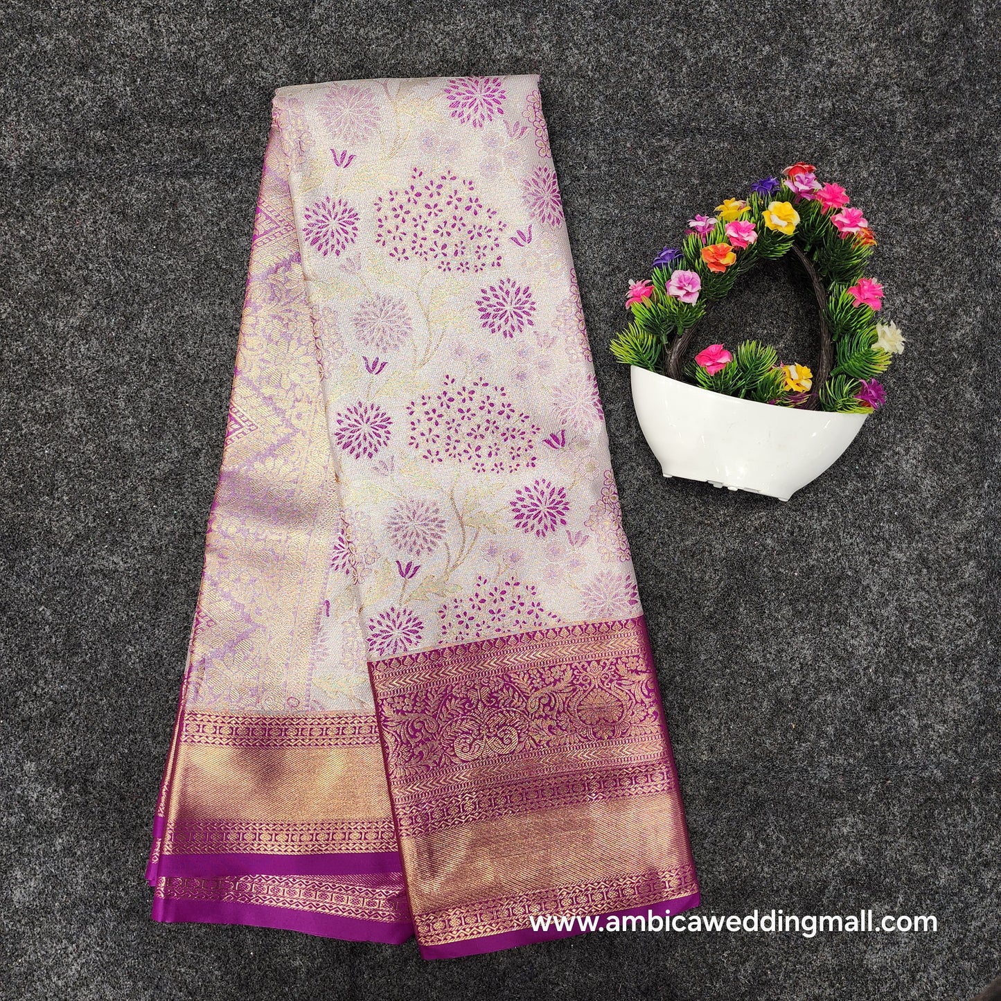 Kanchi Pattu 2gram gold mix pattu saree