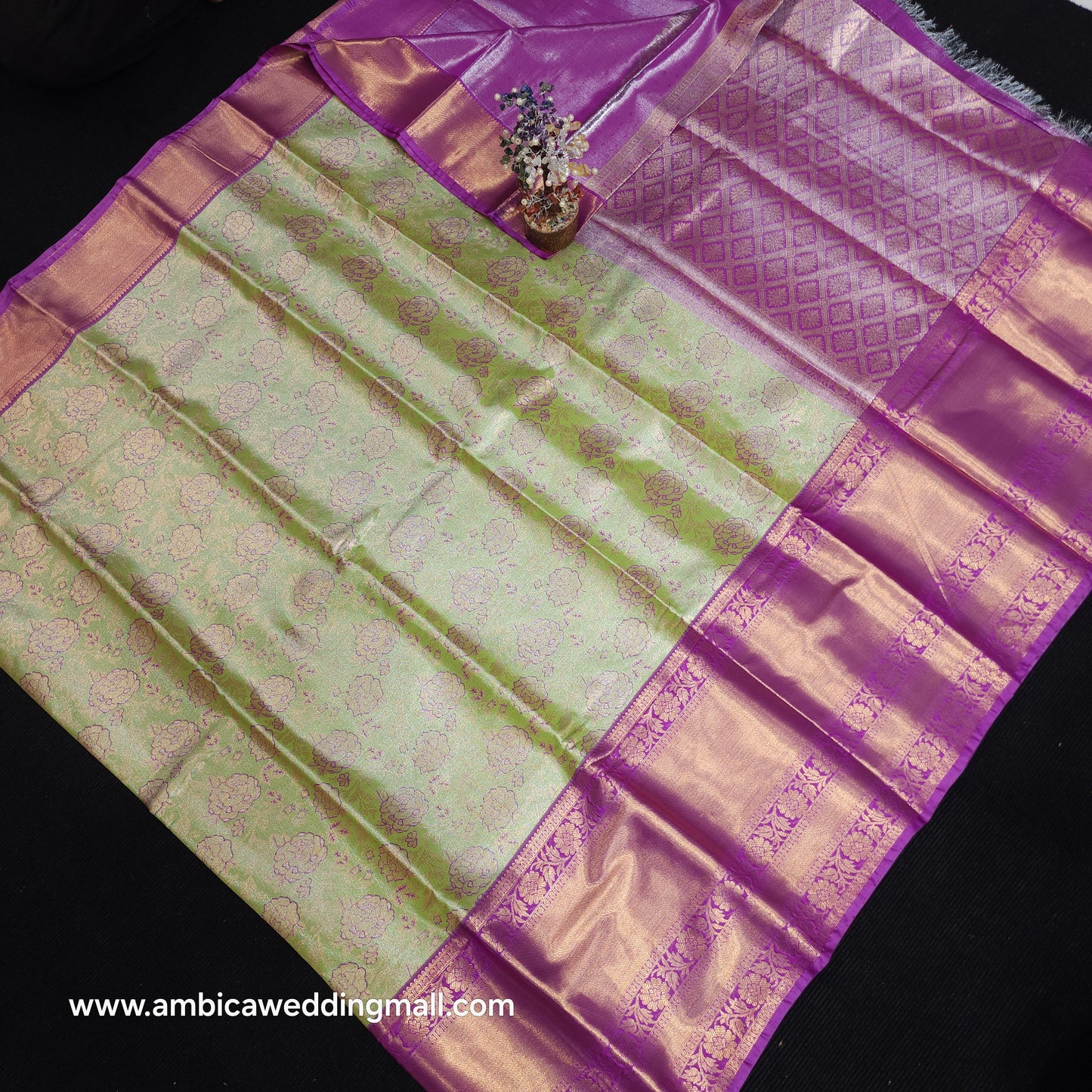 2 Gram gold zari semi kanchi pattu sarees ✨️