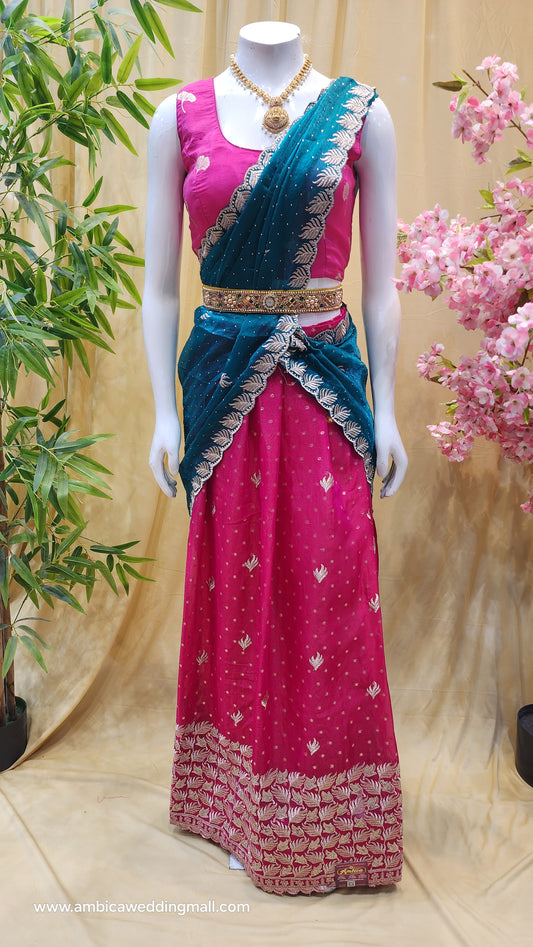 Free Size, Half Saree Collection ✨