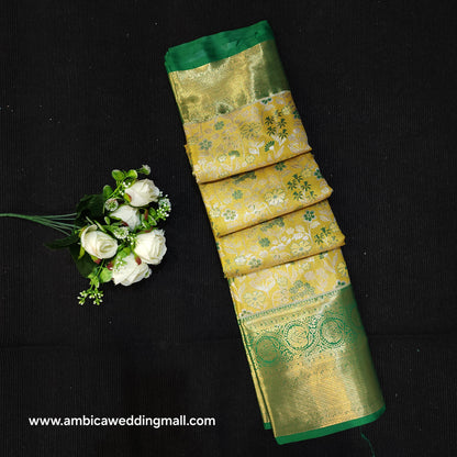 Semi Kanchi Pattu Tissue Saree