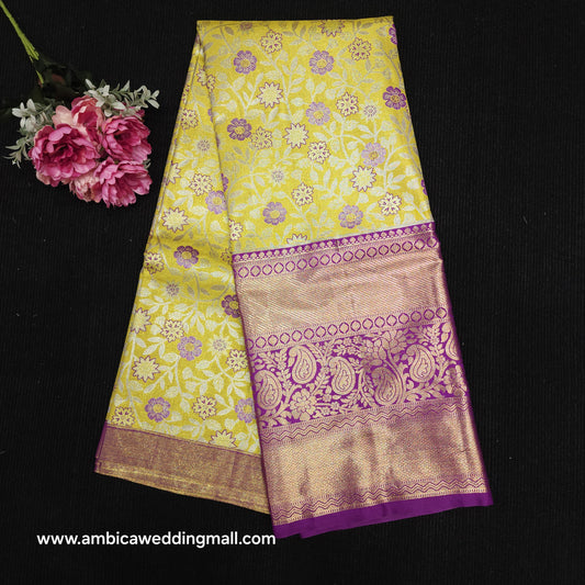 Kanchi Pattu Mix Lehengas [Free Size]