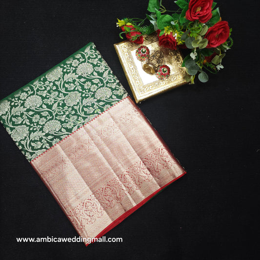 Pure Resham Bridal Kanchi Pattu Handloom Saree