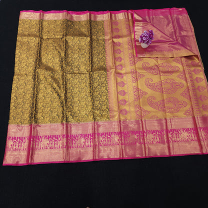 Semi  Kanchi Pattu Saree