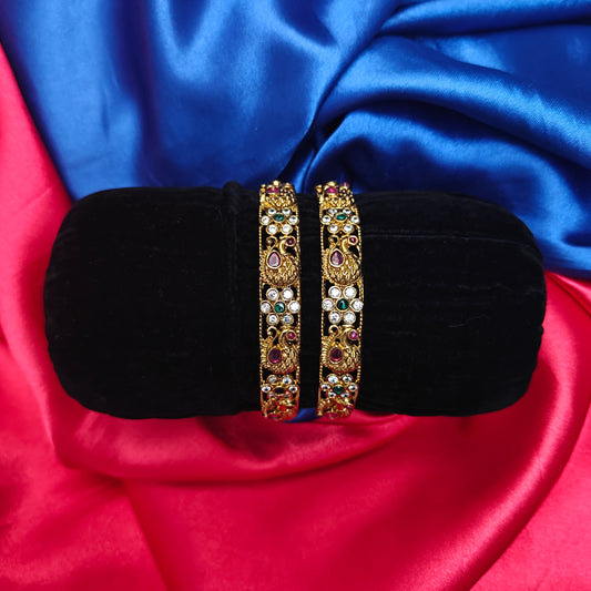 Beautiful Nakshi Bangle With Laxmi Idol - Ambica Wedding Mall