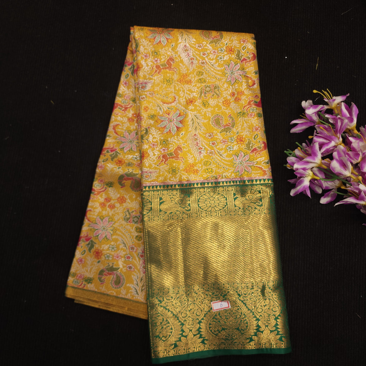 Kanchi Pattu Mix Lehengas [5 To 8 Years ]