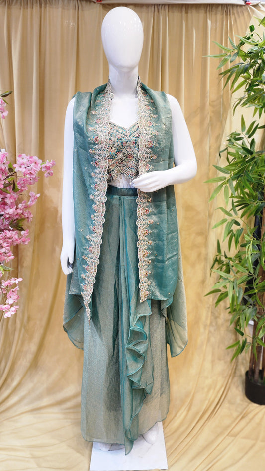 Fancy Sharara Dress [L Size]