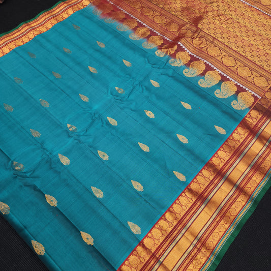 Gadwal Sico Pattu Handloom Sarees