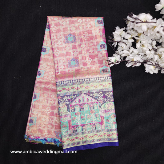 Kanchi Pattu Mix Lehengas [5 To 8 Years ]