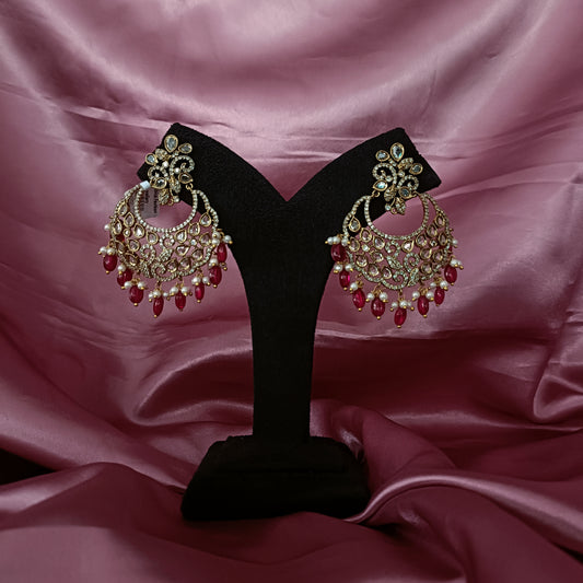 Beautiful Victorian Chandbali Earrings