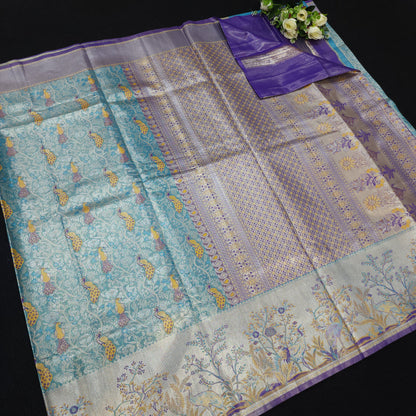 Meenakari Kanchi Pattu Sarees 😍✨️